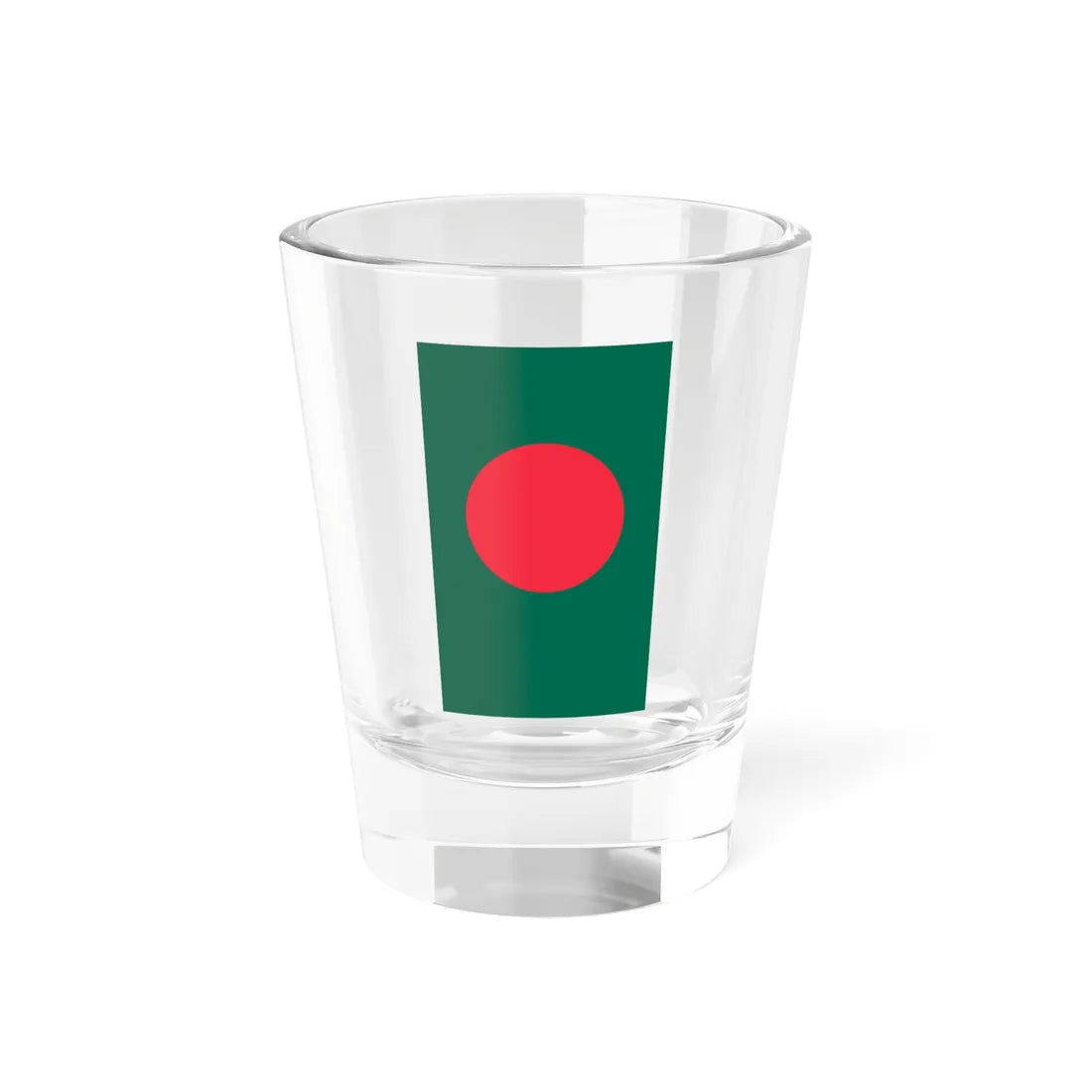 Flag of Bangladesh vertical (Bangladesh) Shot Glass 1.5oz 1.5oz - Go Mug Yourself