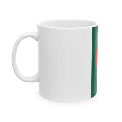Flag of Bangladesh vertical (Bangladesh) White Coffee Mug - Go Mug Yourself