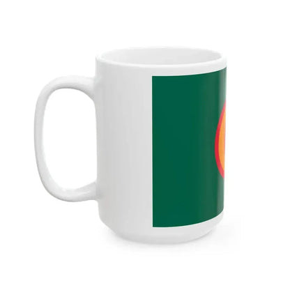 Flag of Bangladesh with crescent and star (Bangladesh) White Coffee Mug - Go Mug Yourself