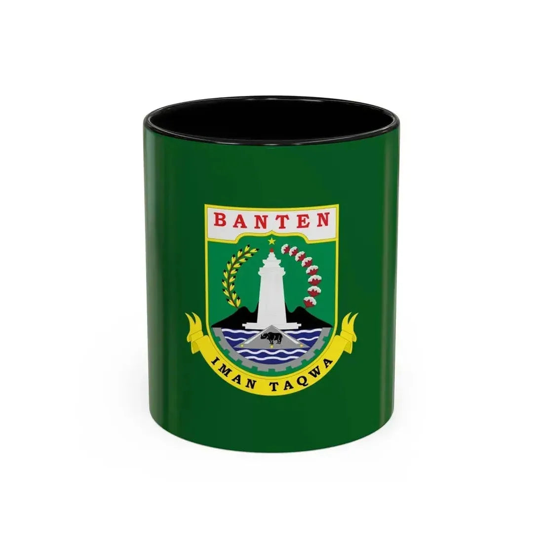 Flag of Banten Indonesia - Accent Coffee Mug 11oz Black - Go Mug Yourself