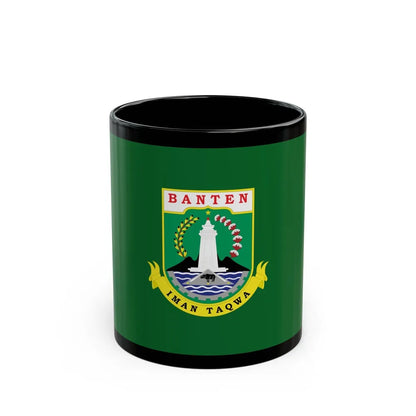 Flag of Banten Indonesia - Black Coffee Mug-11oz-Go Mug Yourself