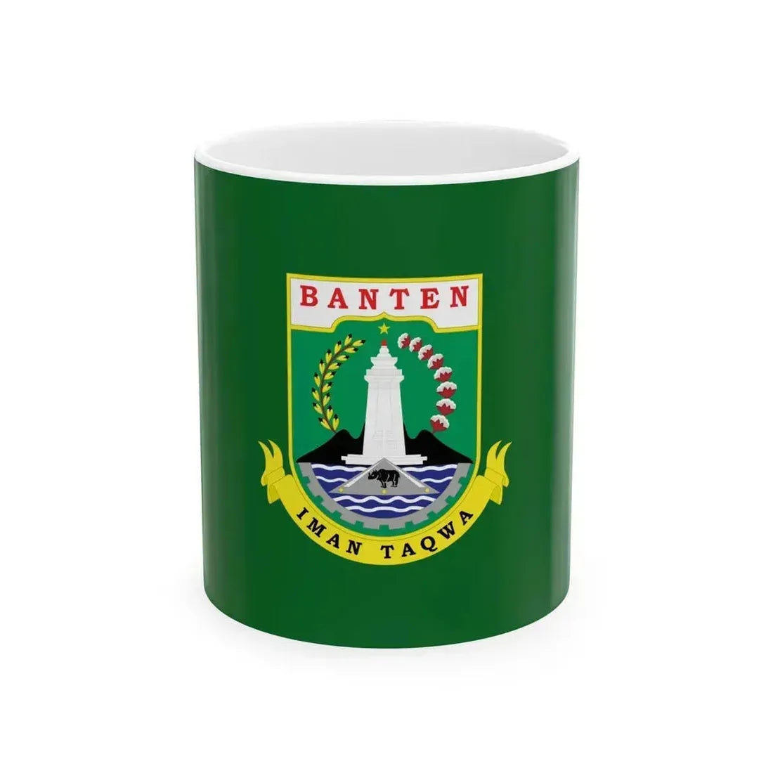 Flag of Banten Indonesia - White Coffee Mug 11oz - Go Mug Yourself