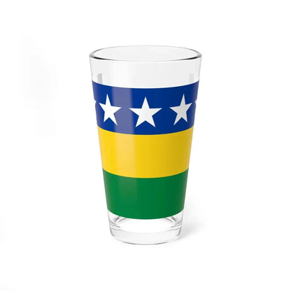 Flag of Baños (Ecuador) Pint Glass 16oz 16oz - Go Mug Yourself
