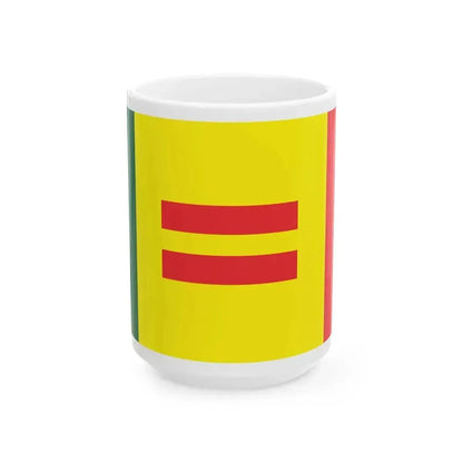 Flag of Barabri Party Pakistan (Pakistan) White Coffee Mug 15oz - Go Mug Yourself