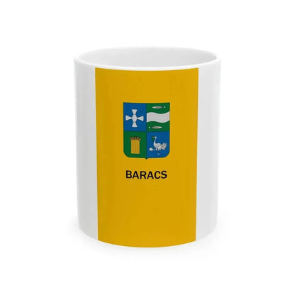Flag of Baracs (Hungary) White Coffee Mug 11oz - Go Mug Yourself