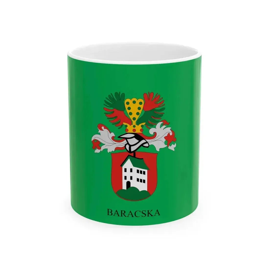 Flag of Baracska (Hungary) White Coffee Mug 11oz - Go Mug Yourself