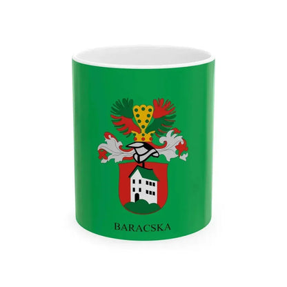 Flag of Baracska (Hungary) White Coffee Mug 11oz - Go Mug Yourself