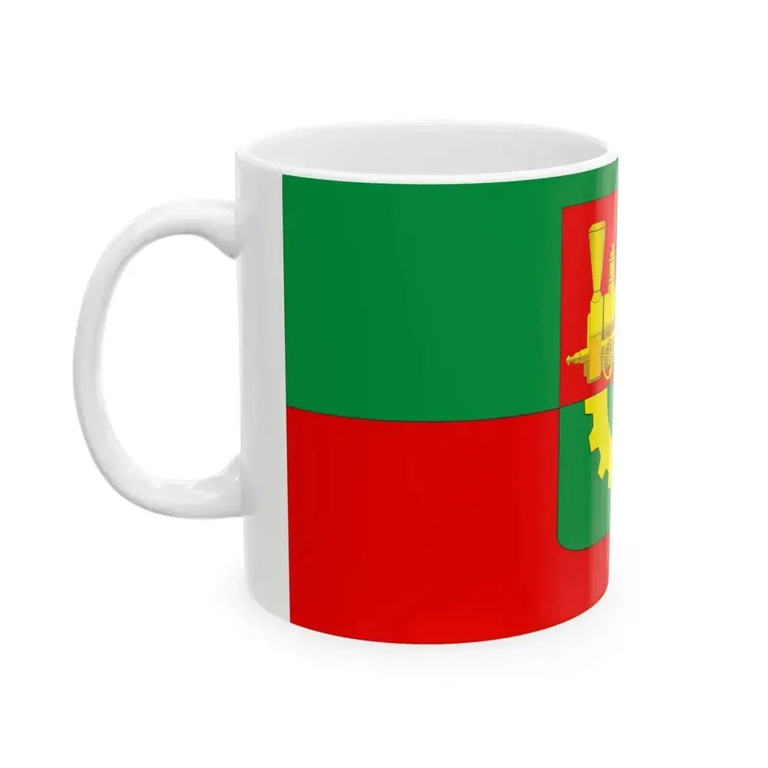 Flag of Baranavichy (Belarus) White Coffee Mug - Go Mug Yourself