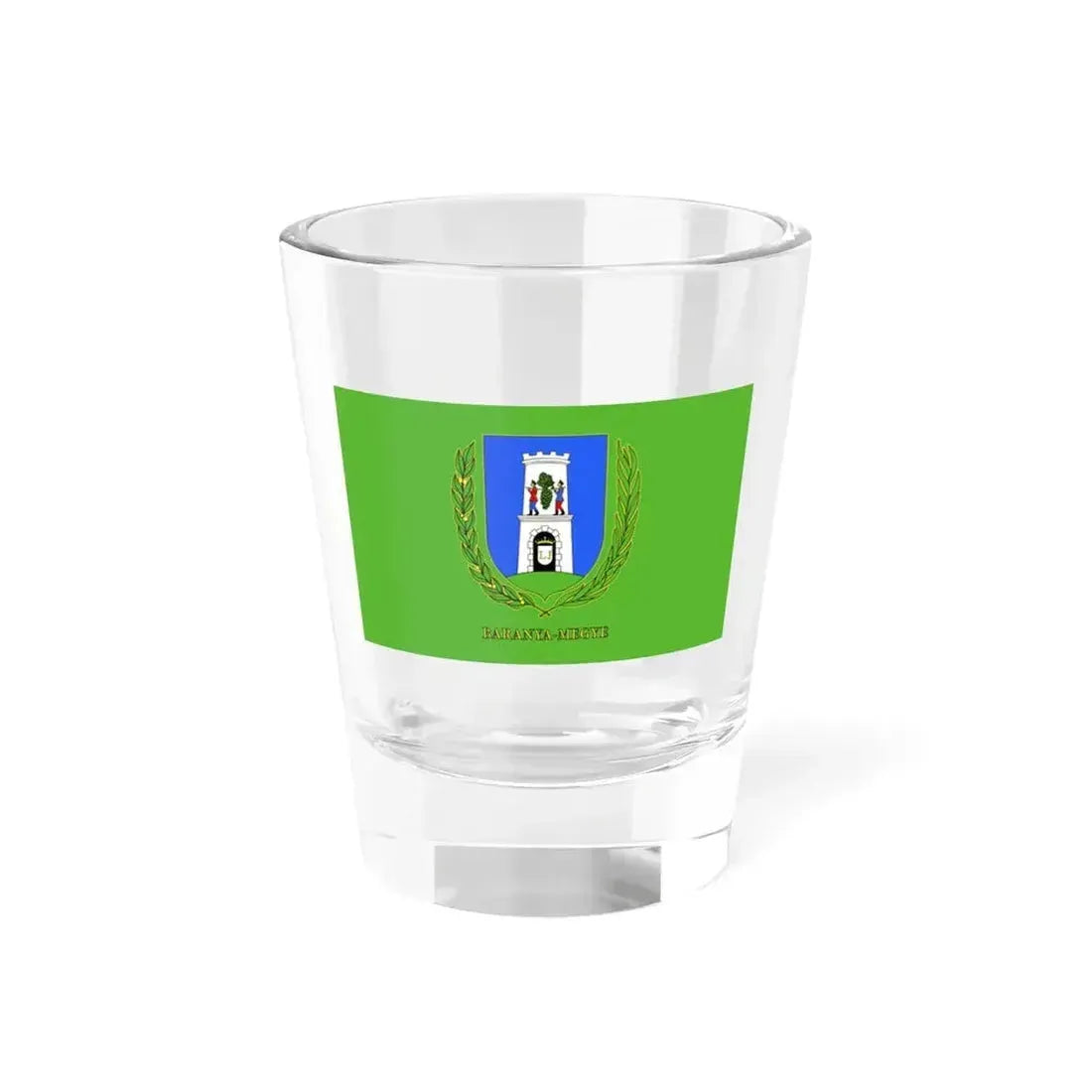 Flag of Baranya County Hungary - Shot Glass 1.5oz 1.5oz - Go Mug Yourself
