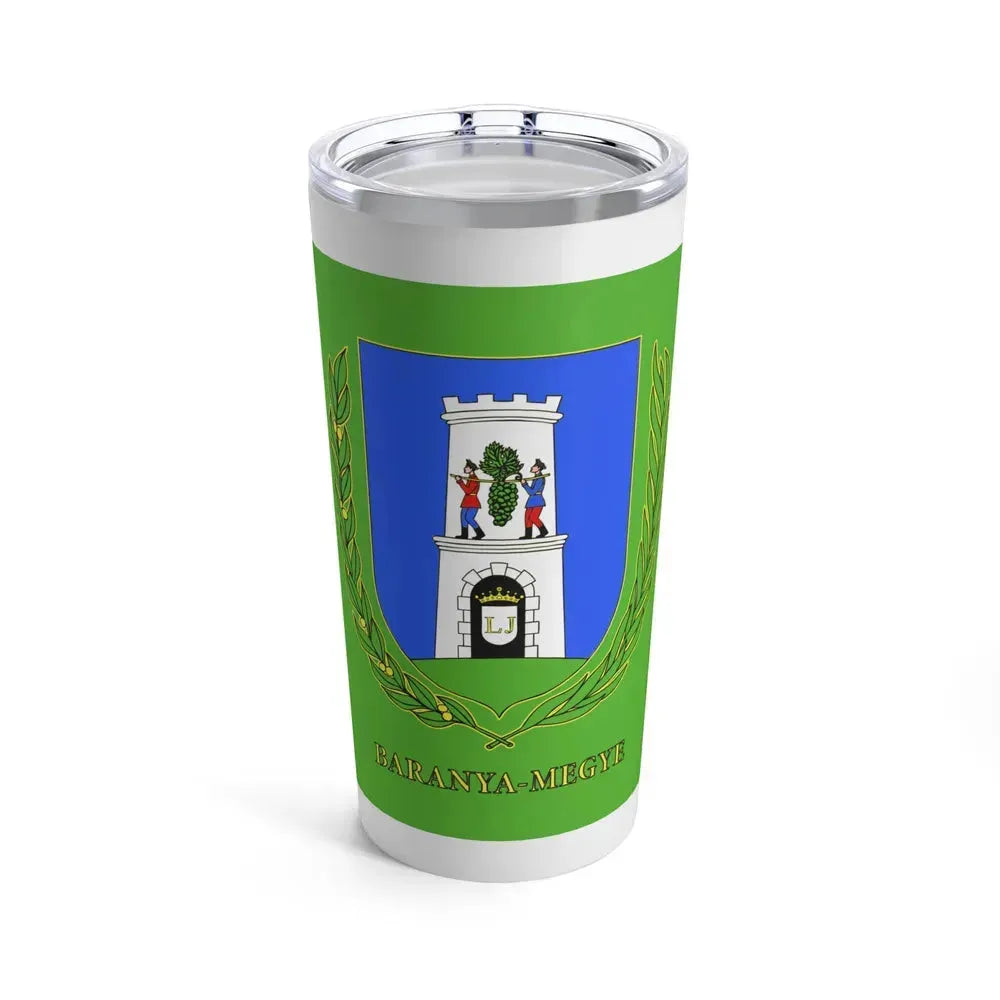 Flag of Baranya County Hungary - Tumbler 20oz 20oz - Go Mug Yourself