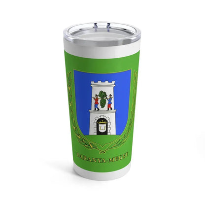 Flag of Baranya County Hungary - Tumbler 20oz 20oz - Go Mug Yourself