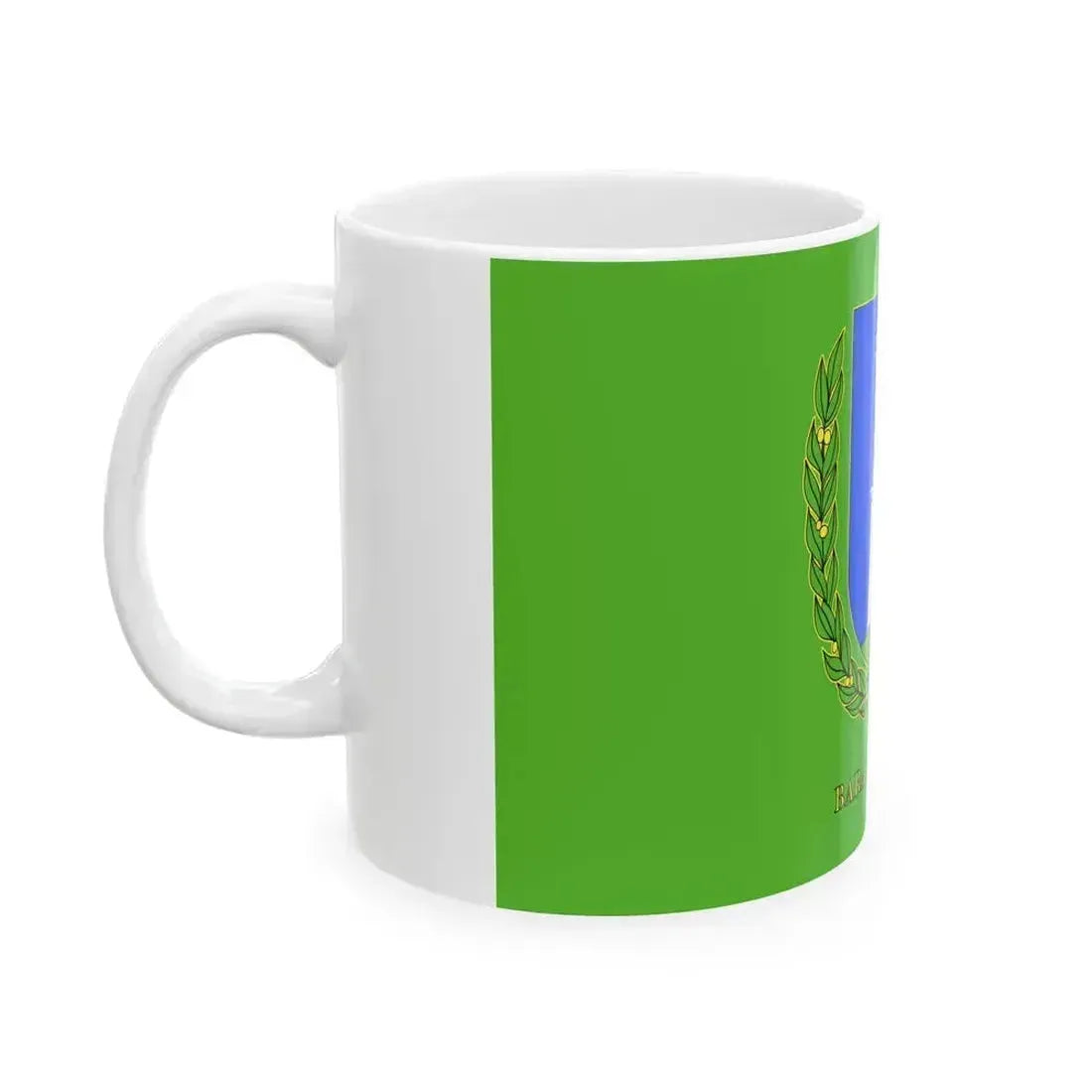Flag of Baranya County Hungary - White Coffee Mug - Go Mug Yourself