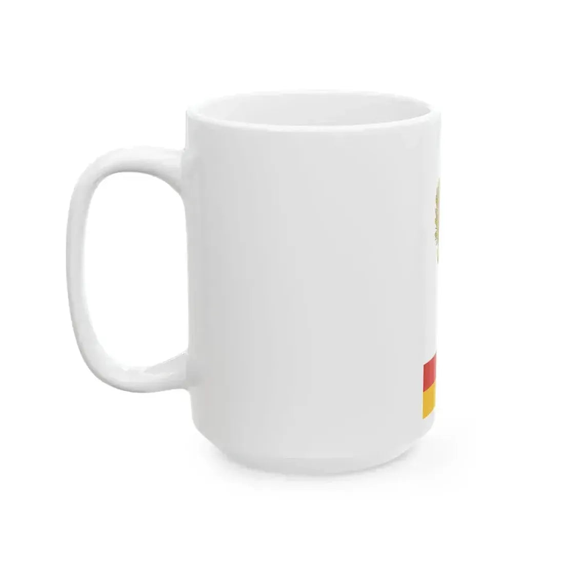 Flag of Baranyaszentgyorgy (Hungary) White Coffee Mug - Go Mug Yourself
