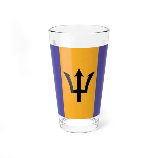 Flag of Barbados WFB 2000 (Barbados) Pint Glass 16oz 16oz - Go Mug Yourself