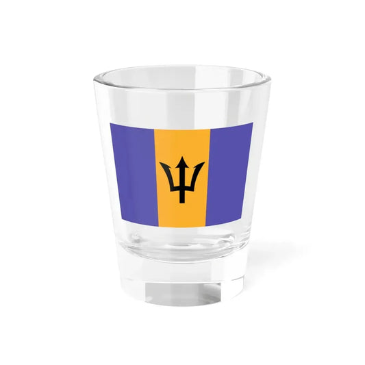 Flag of Barbados WFB 2000 (Barbados) Shot Glass 1.5oz 1.5oz - Go Mug Yourself
