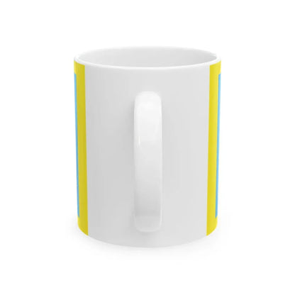Flag of Barbour County West Virginia (United States) White Coffee Mug - Go Mug Yourself