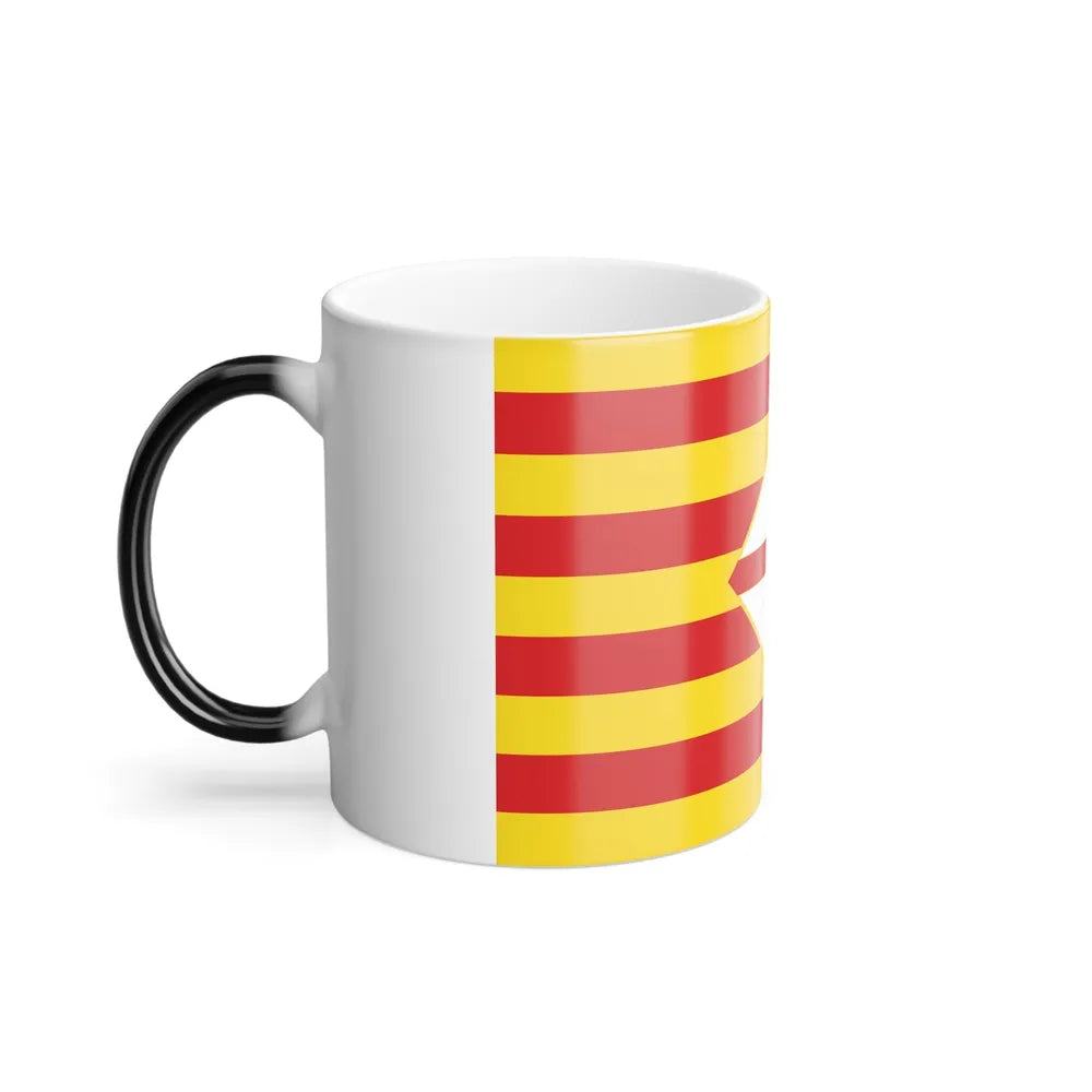 Flag of Barcelona - Color Changing Coffee Mug-Go Mug Yourself