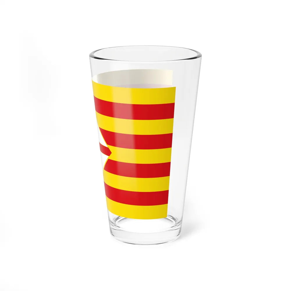 Flag of Barcelona - Pint Glass 16oz-Go Mug Yourself