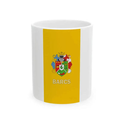 Flag of Barcs (Hungary) White Coffee Mug 11oz - Go Mug Yourself