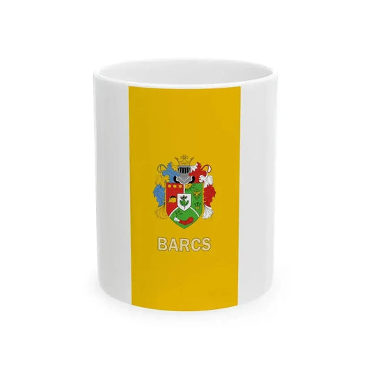 Flag of Barcs (Hungary) White Coffee Mug 11oz - Go Mug Yourself