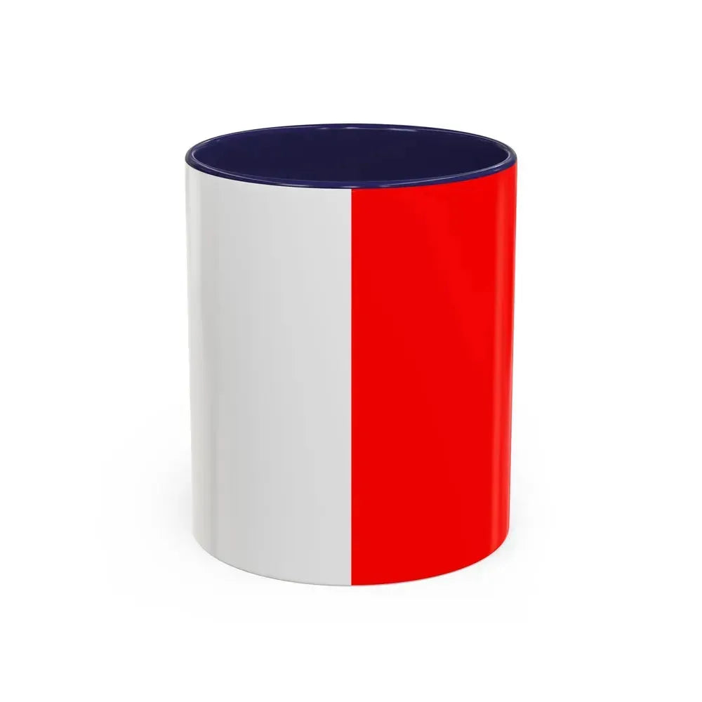 Flag of Bari Italy - Accent Coffee Mug 11oz Navy - Go Mug Yourself