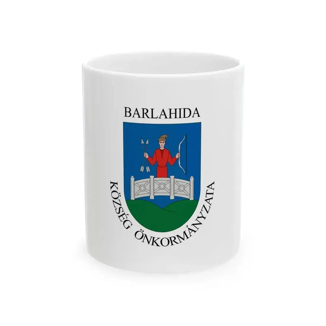 Flag of Barlahida (Hungary) White Coffee Mug 11oz - Go Mug Yourself