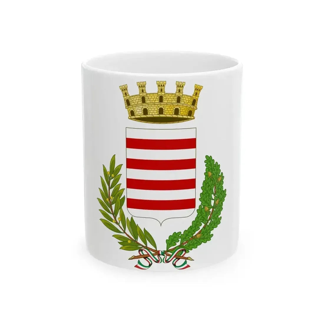 Flag of Barletta (Italy) White Coffee Mug 11oz - Go Mug Yourself