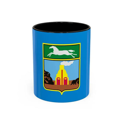 Flag of Barnaul Russia - Accent Coffee Mug 11oz Black - Go Mug Yourself