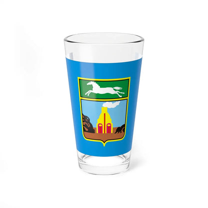 Flag of Barnaul Russia - Pint Glass 16oz-16oz-Go Mug Yourself