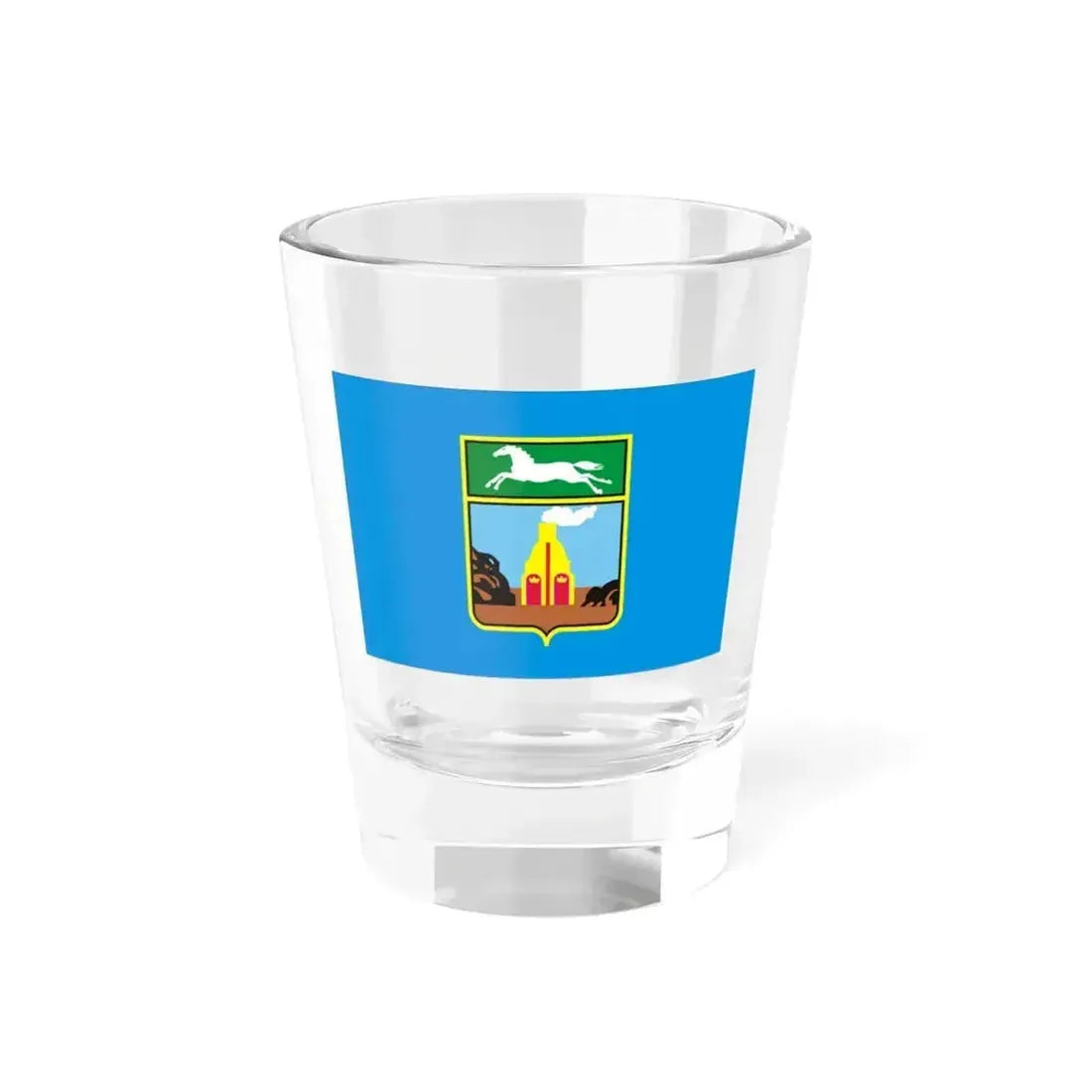 Flag of Barnaul Russia - Shot Glass 1.5oz 1.5oz - Go Mug Yourself