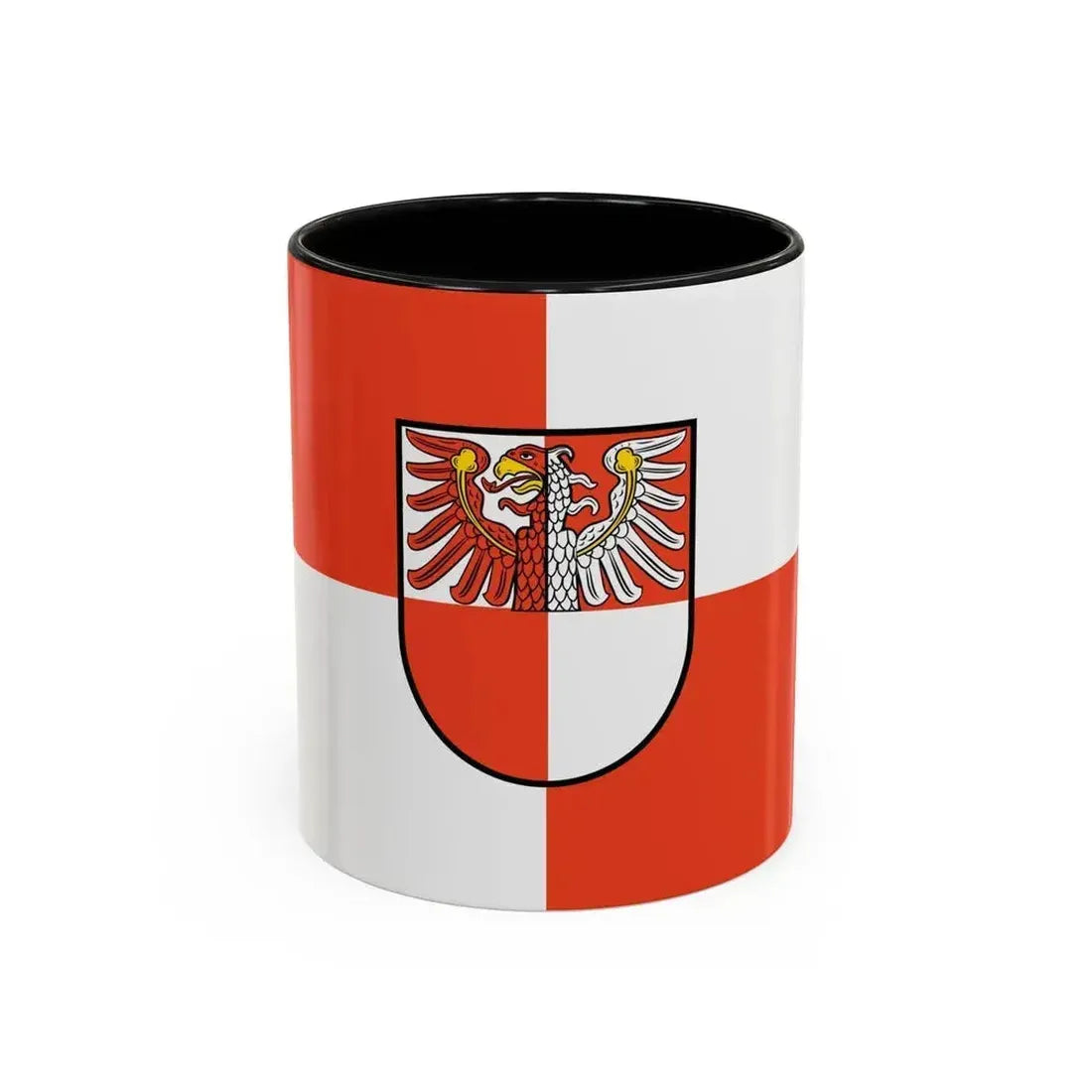 Flag of Barnim Germany - Accent Coffee Mug 11oz Black - Go Mug Yourself