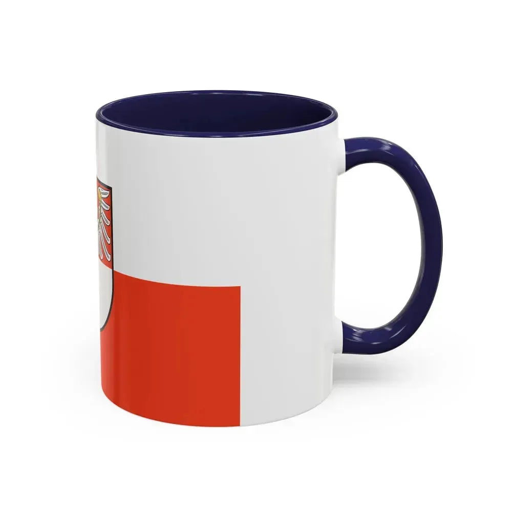 Flag of Barnim Germany - Accent Coffee Mug - Go Mug Yourself