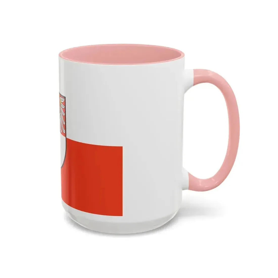 Flag of Barnim Germany - Accent Coffee Mug - Go Mug Yourself