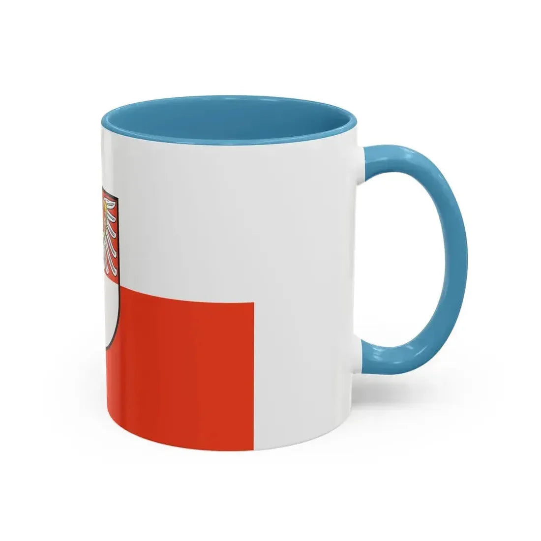 Flag of Barnim Germany - Accent Coffee Mug - Go Mug Yourself
