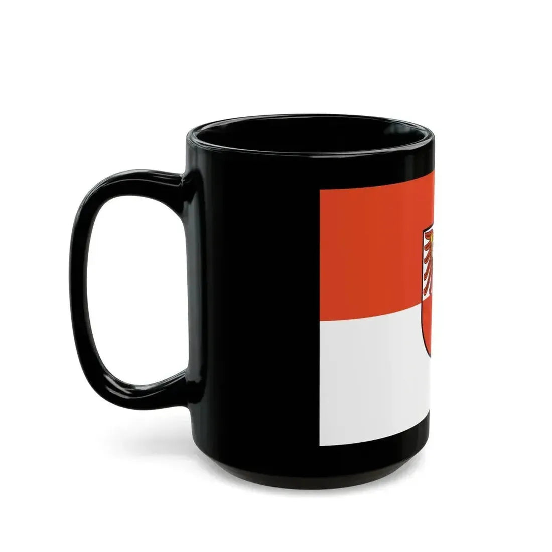 Flag of Barnim Germany - Black Coffee Mug - Go Mug Yourself