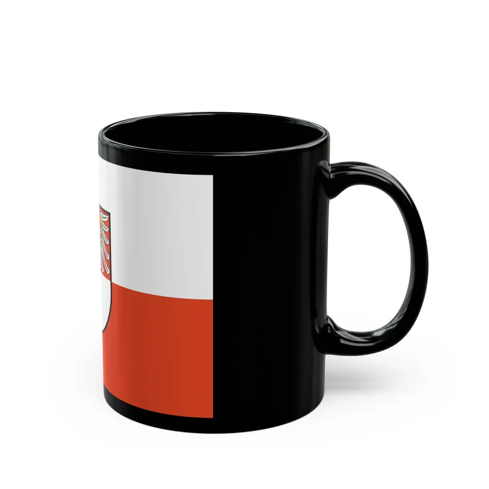 Flag of Barnim Germany - Black Coffee Mug-Go Mug Yourself