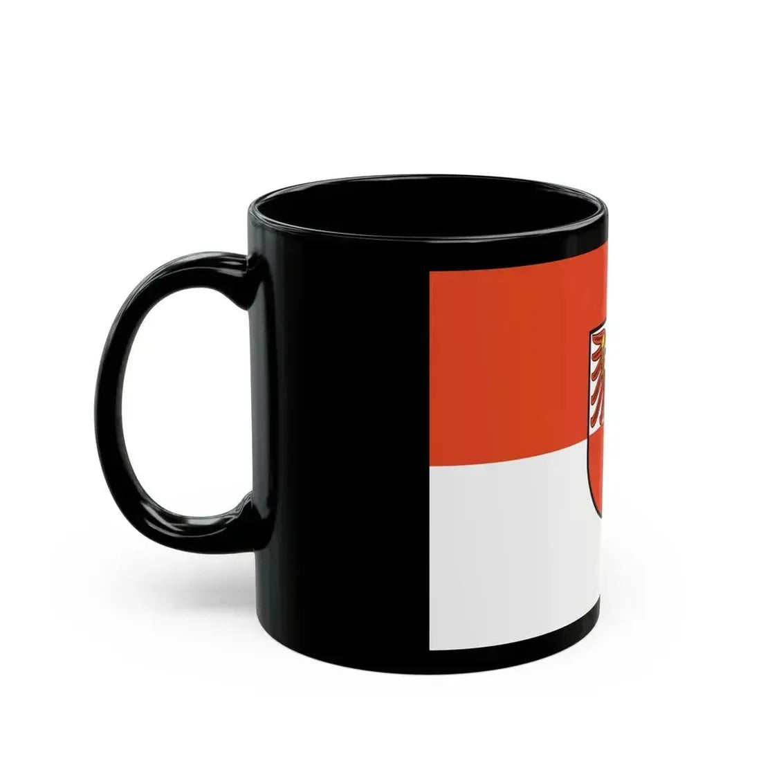 Flag of Barnim Germany - Black Coffee Mug - Go Mug Yourself