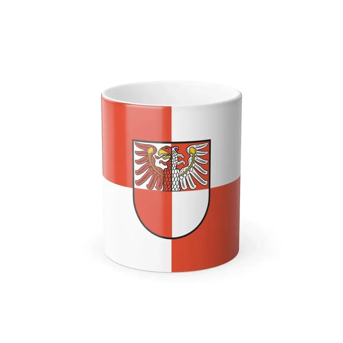 Flag of Barnim Germany - Color Changing Coffee Mug 11oz - Go Mug Yourself