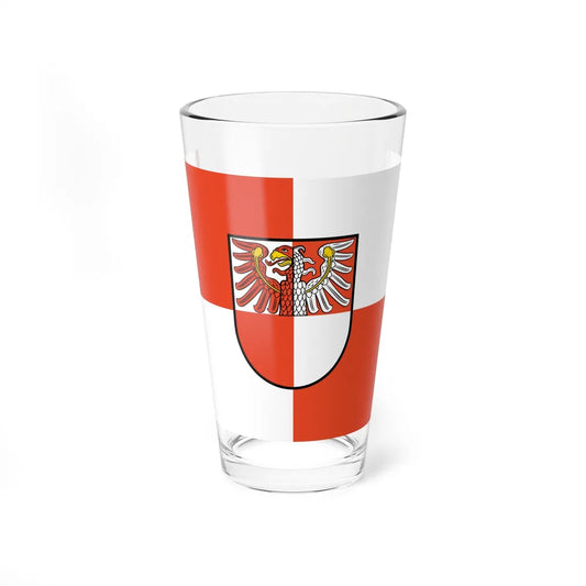 Flag of Barnim Germany - Pint Glass 16oz-16oz-Go Mug Yourself