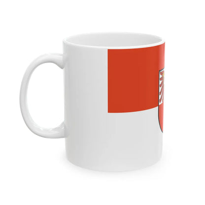 Flag of Barnim Germany - White Coffee Mug-Go Mug Yourself