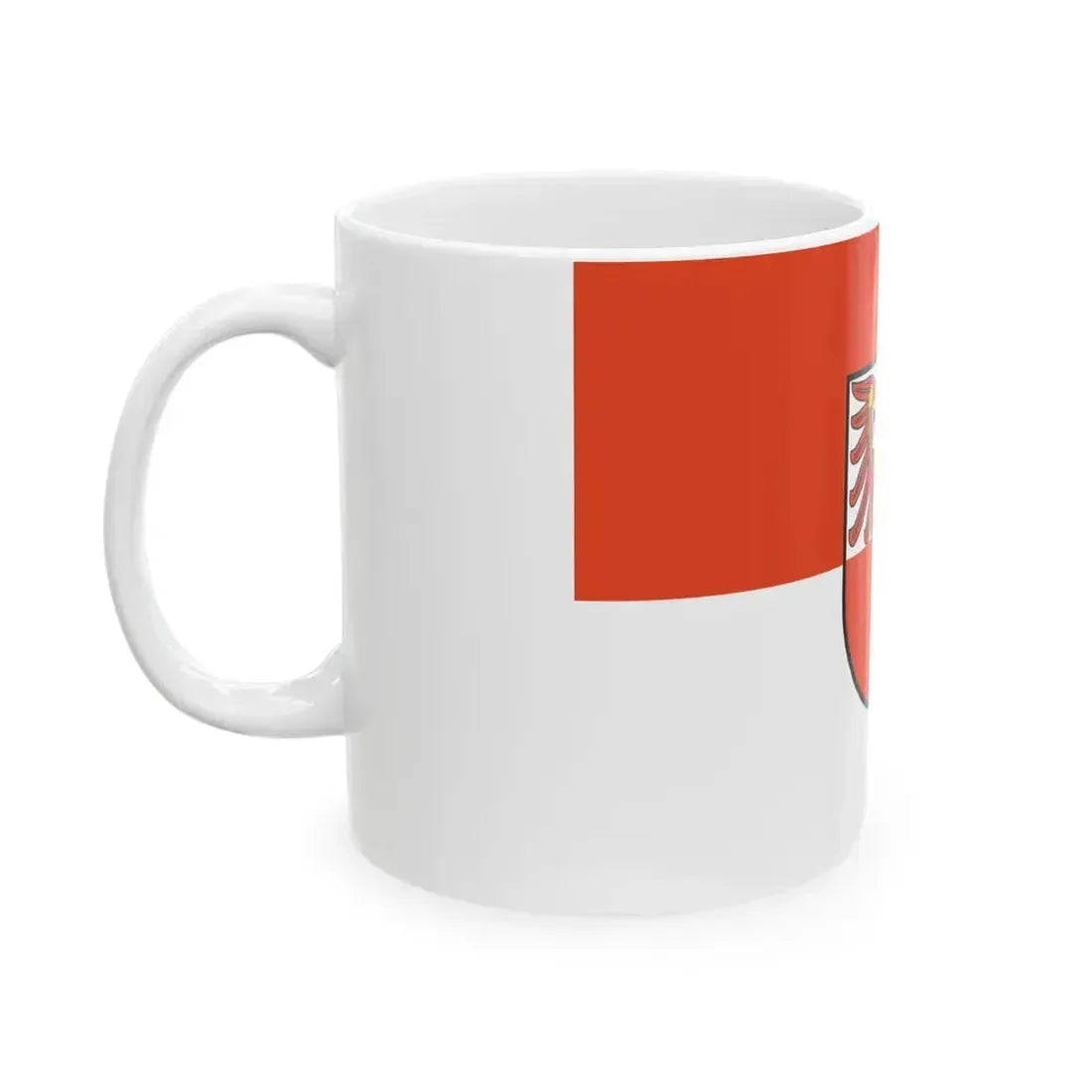 Flag of Barnim Germany - White Coffee Mug - Go Mug Yourself