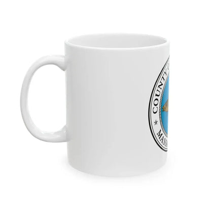 Flag of Barnstable County Massachusetts (United States) White Coffee Mug - Go Mug Yourself