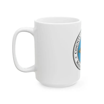 Flag of Barnstable County Massachusetts (United States) White Coffee Mug - Go Mug Yourself
