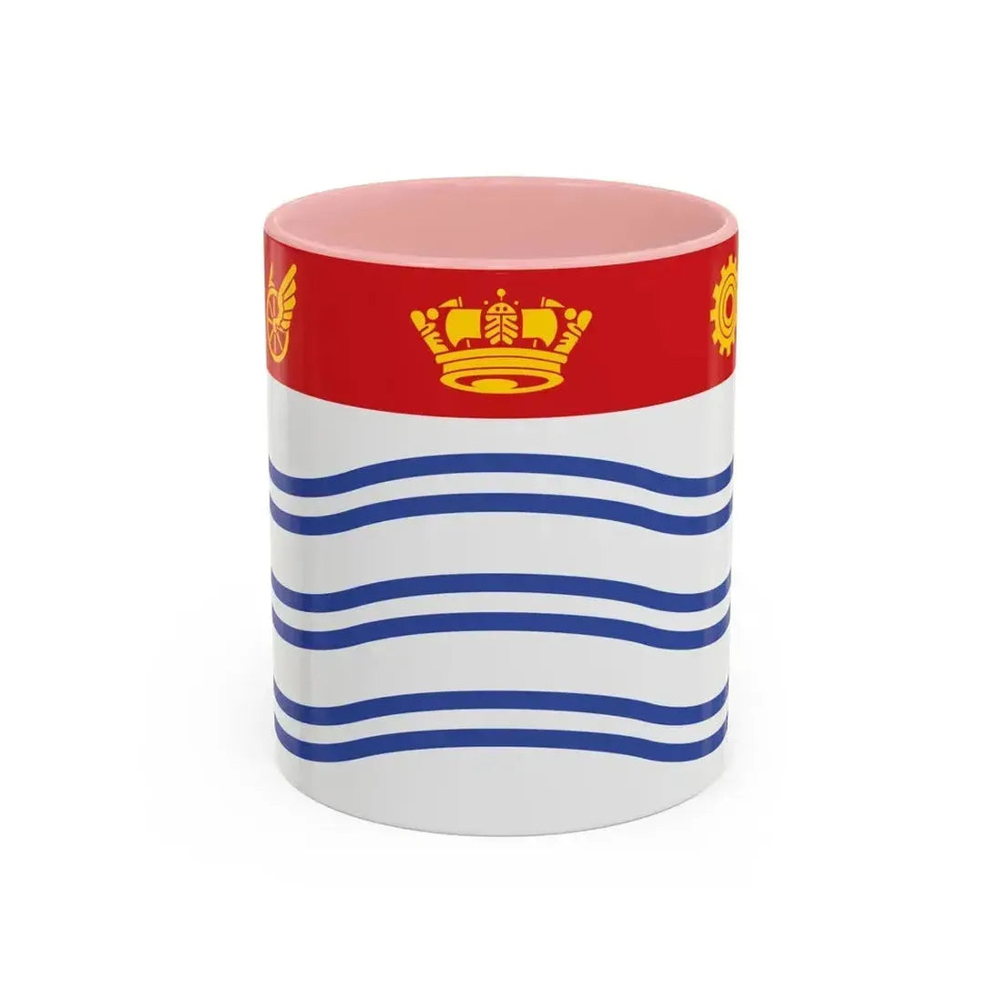 Flag of Barrie Canada - Accent Coffee Mug 11oz Pink - Go Mug Yourself