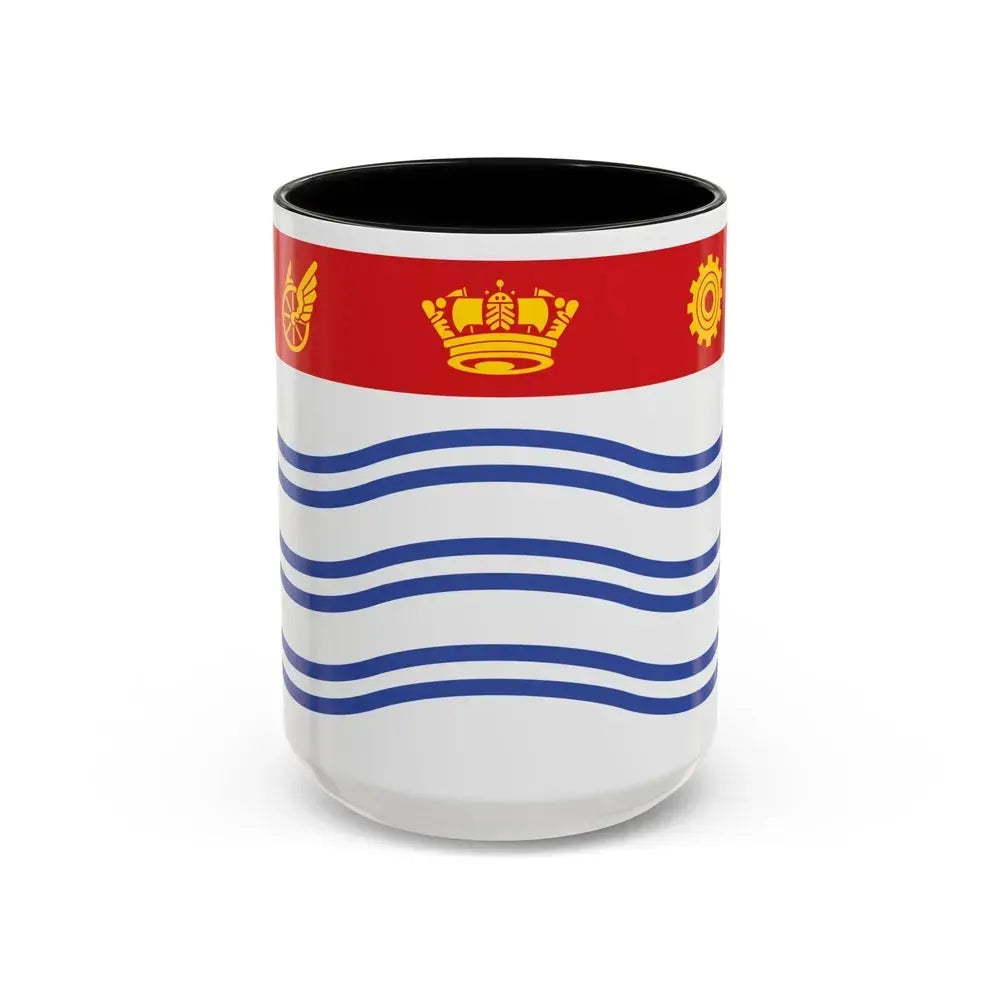 Flag of Barrie Canada - Accent Coffee Mug 15oz Black - Go Mug Yourself
