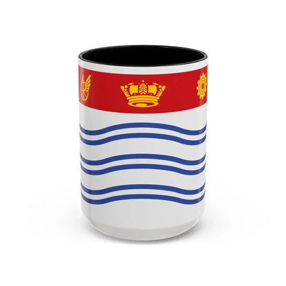 Flag of Barrie Canada - Accent Coffee Mug 15oz Black - Go Mug Yourself