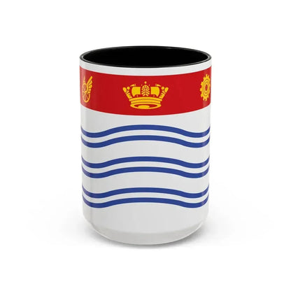 Flag of Barrie Canada - Accent Coffee Mug 15oz Black - Go Mug Yourself