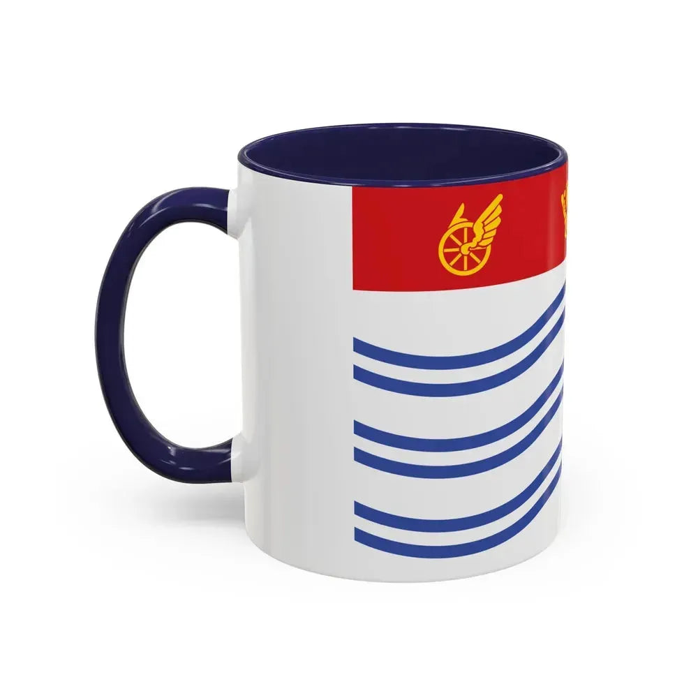 Flag of Barrie Canada - Accent Coffee Mug - Go Mug Yourself