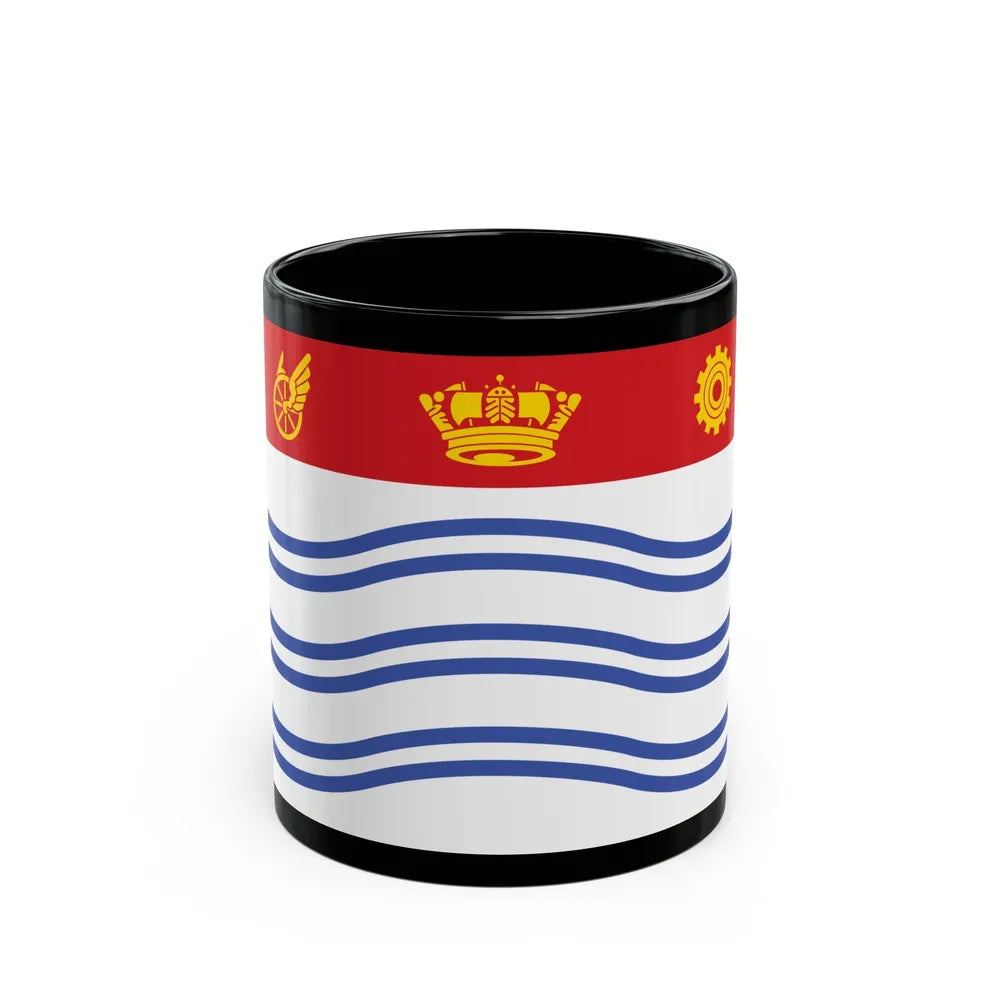 Flag of Barrie Canada - Black Coffee Mug-11oz-Go Mug Yourself