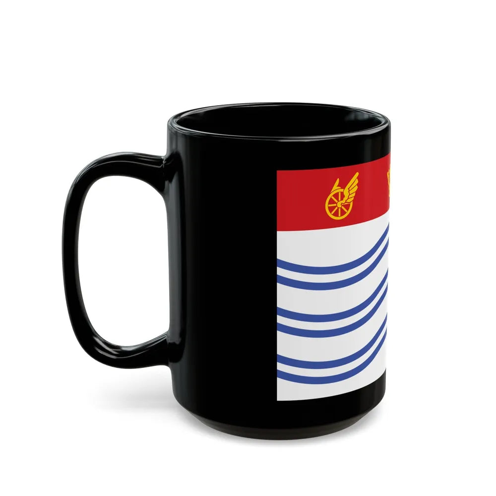 Flag of Barrie Canada - Black Coffee Mug-Go Mug Yourself